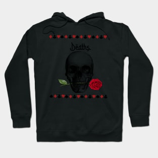 Death Skull Rose Hoodie